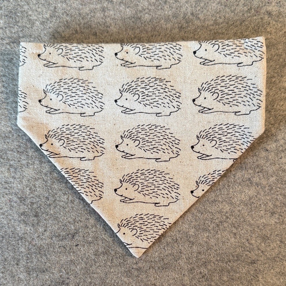 Porcupine/Hedgehog Scrunchie Dog Bandana